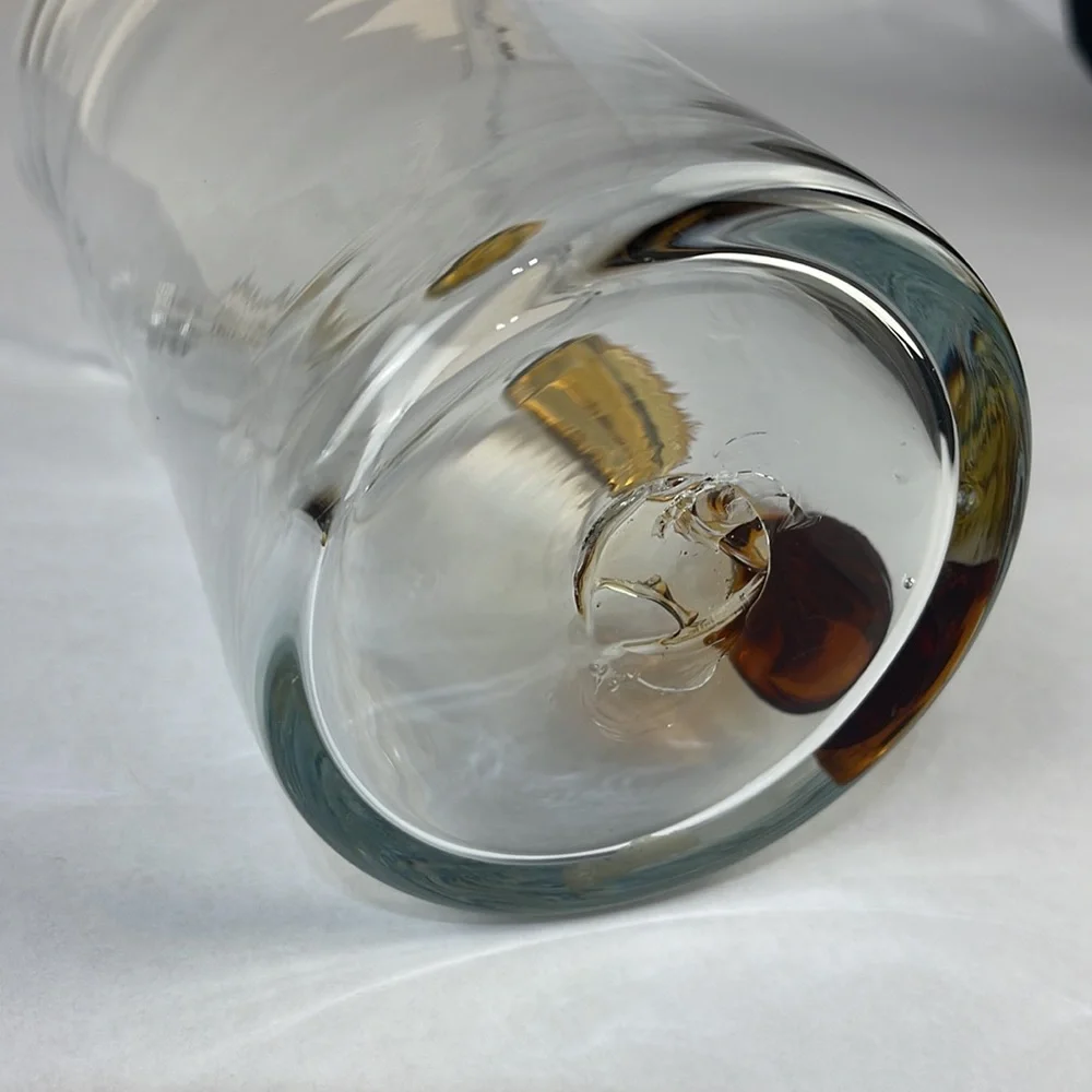 Vintage Blenko Handmade Blown Glass Pitcher - Picture 7 of 16